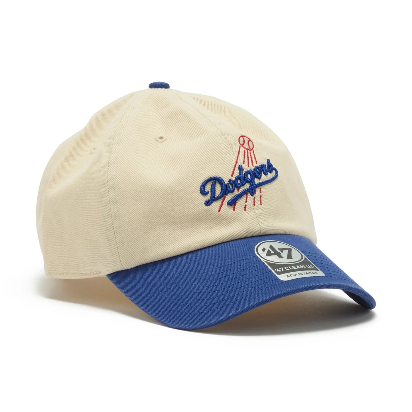 ’47 BRAND Los Angeles Dodgers - CLEAN UP Cooperstown BONE/ROYAL 【14858289 47A BCPTN-NLTRG12GWS-NT58】