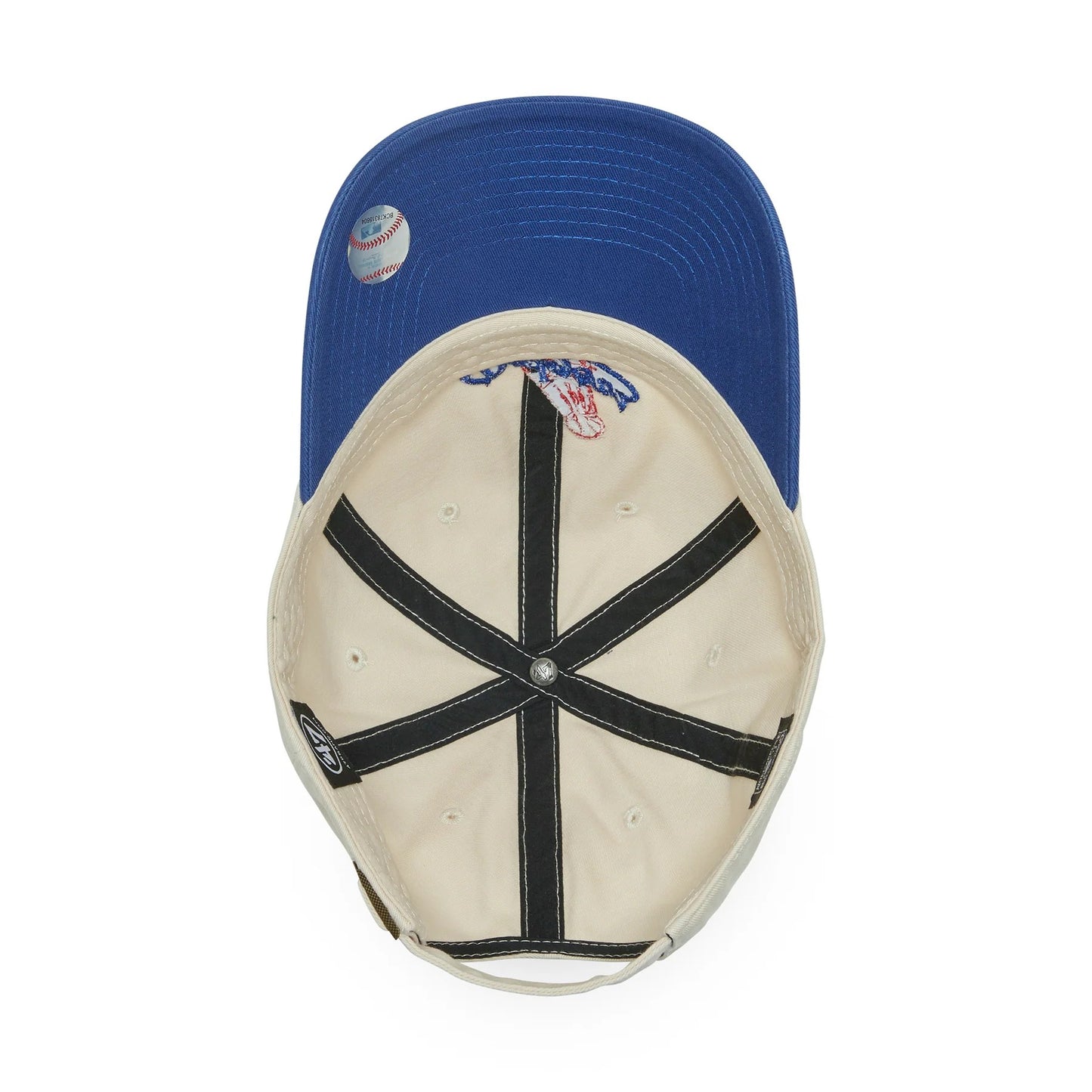’47 BRAND Los Angeles Dodgers - CLEAN UP Cooperstown BONE/ROYAL 【14858289 47A BCPTN-NLTRG12GWS-NT58】