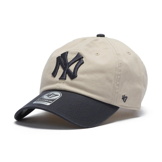 ’47 BRAND New York Yankees - CLEAN UP Cooperstown BONE/NAVY【14858290 47A BCPTN-NLTRG17GWS-BN11】