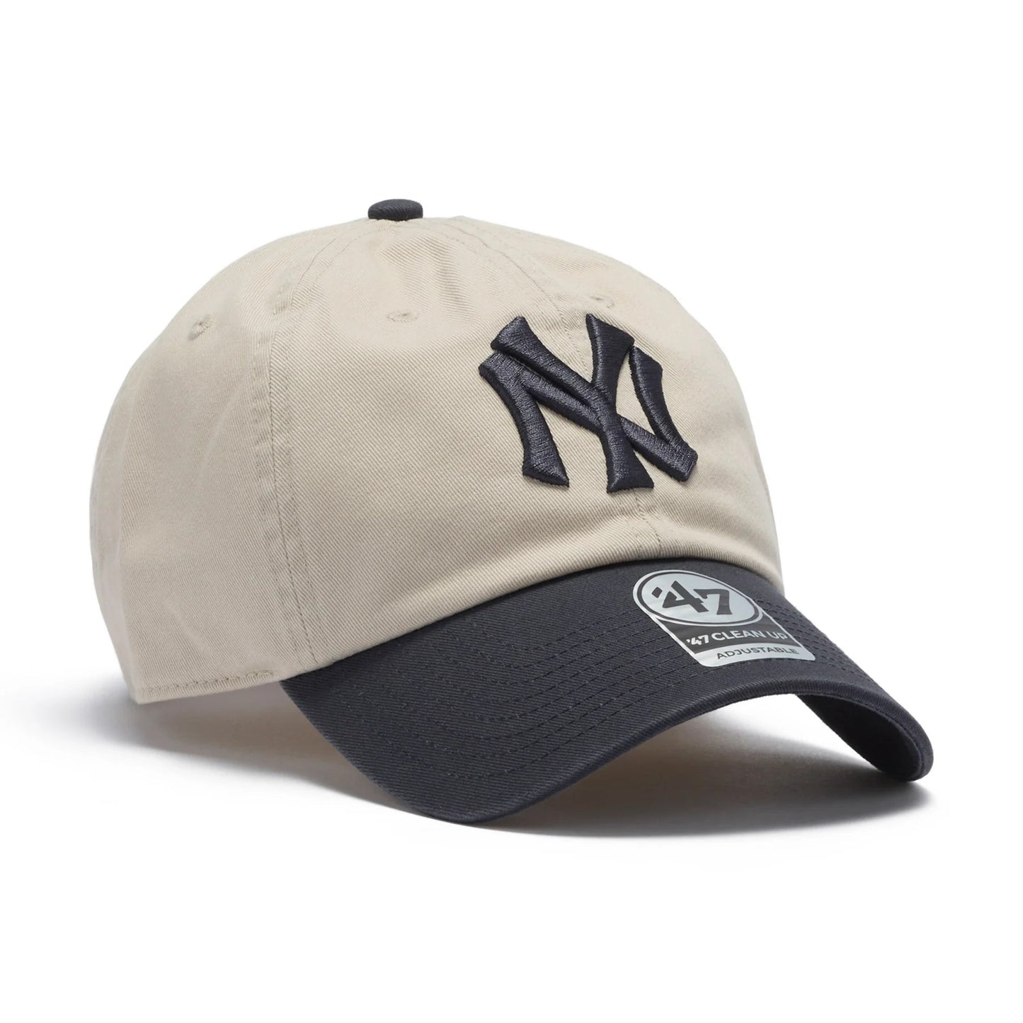 ’47 BRAND New York Yankees - CLEAN UP Cooperstown BONE/NAVY【14858290 47A BCPTN-NLTRG17GWS-BN11】