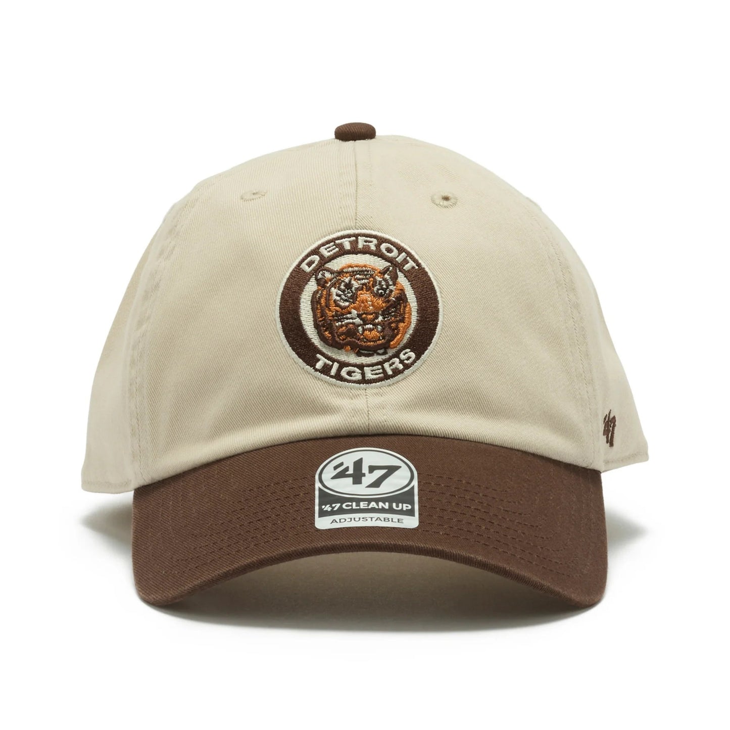 ’47 BRAND Detroit Tigers - CLEAN UP Cooperstown BONE/BROWN 【14858292 47A BCPTN-NLTRG09GWS-BN64】