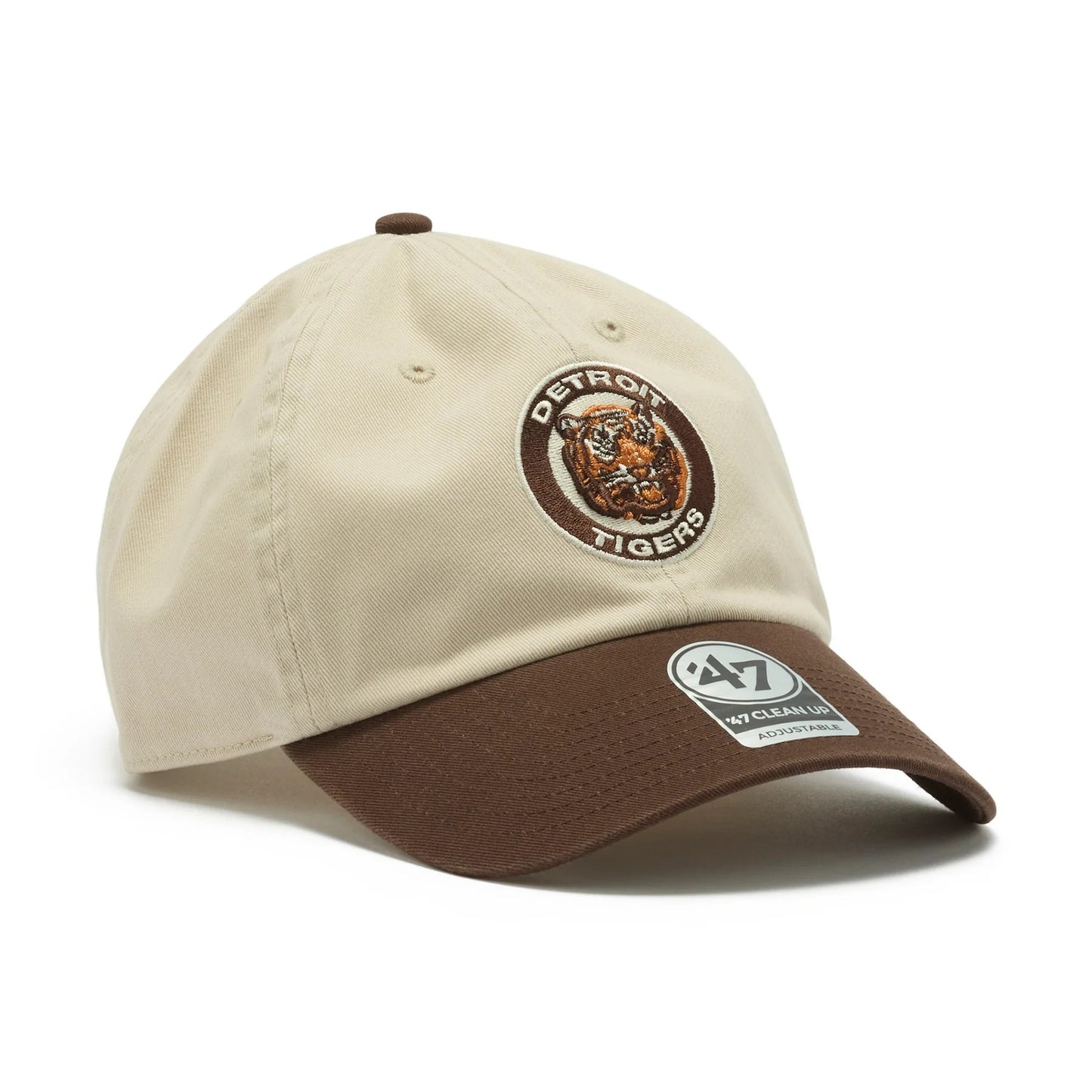 ’47 BRAND Detroit Tigers - CLEAN UP Cooperstown BONE/BROWN 【14858292 47A BCPTN-NLTRG09GWS-BN64】