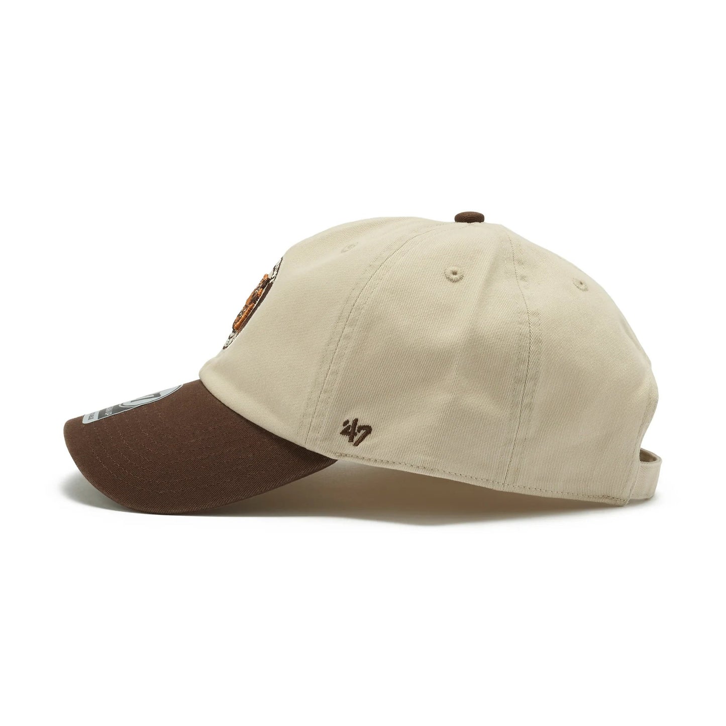 ’47 BRAND Detroit Tigers - CLEAN UP Cooperstown BONE/BROWN 【14858292 47A BCPTN-NLTRG09GWS-BN64】