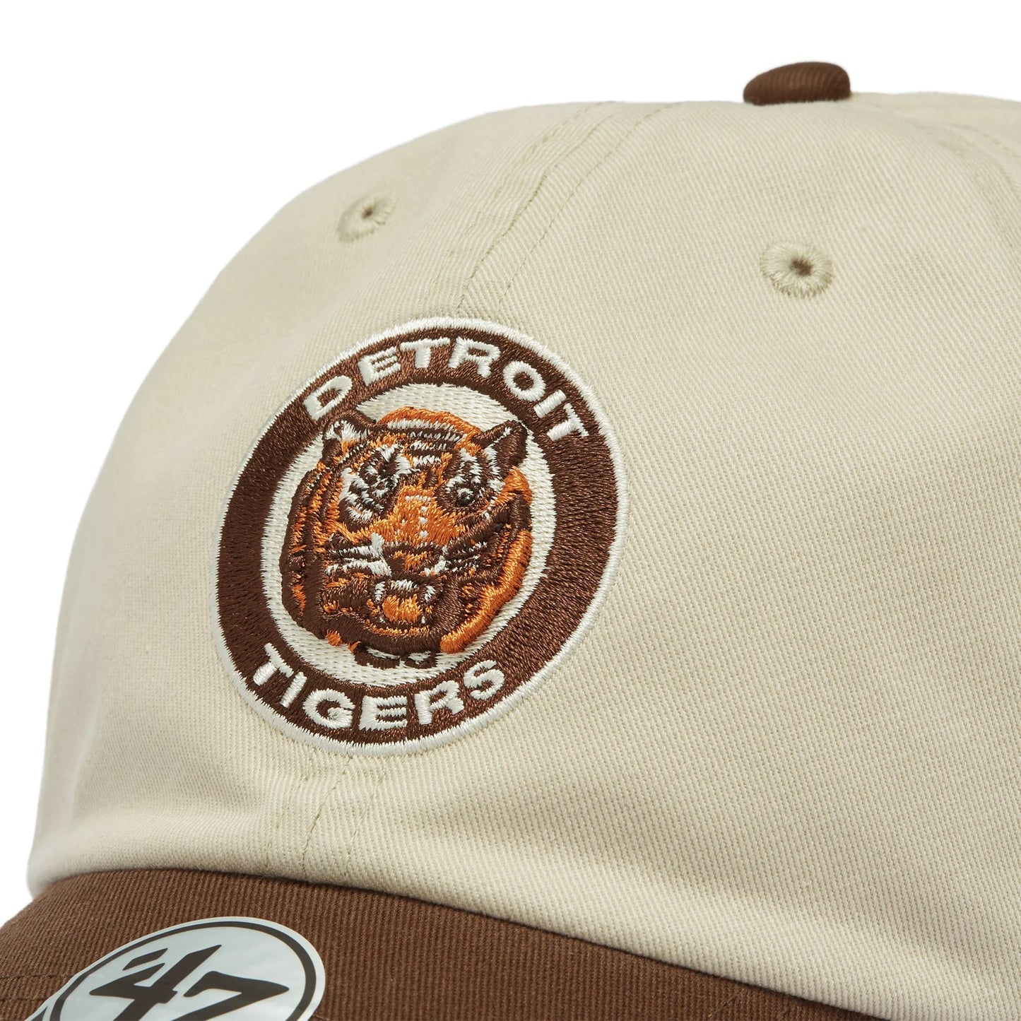 ’47 BRAND Detroit Tigers - CLEAN UP Cooperstown BONE/BROWN 【14858292 47A BCPTN-NLTRG09GWS-BN64】