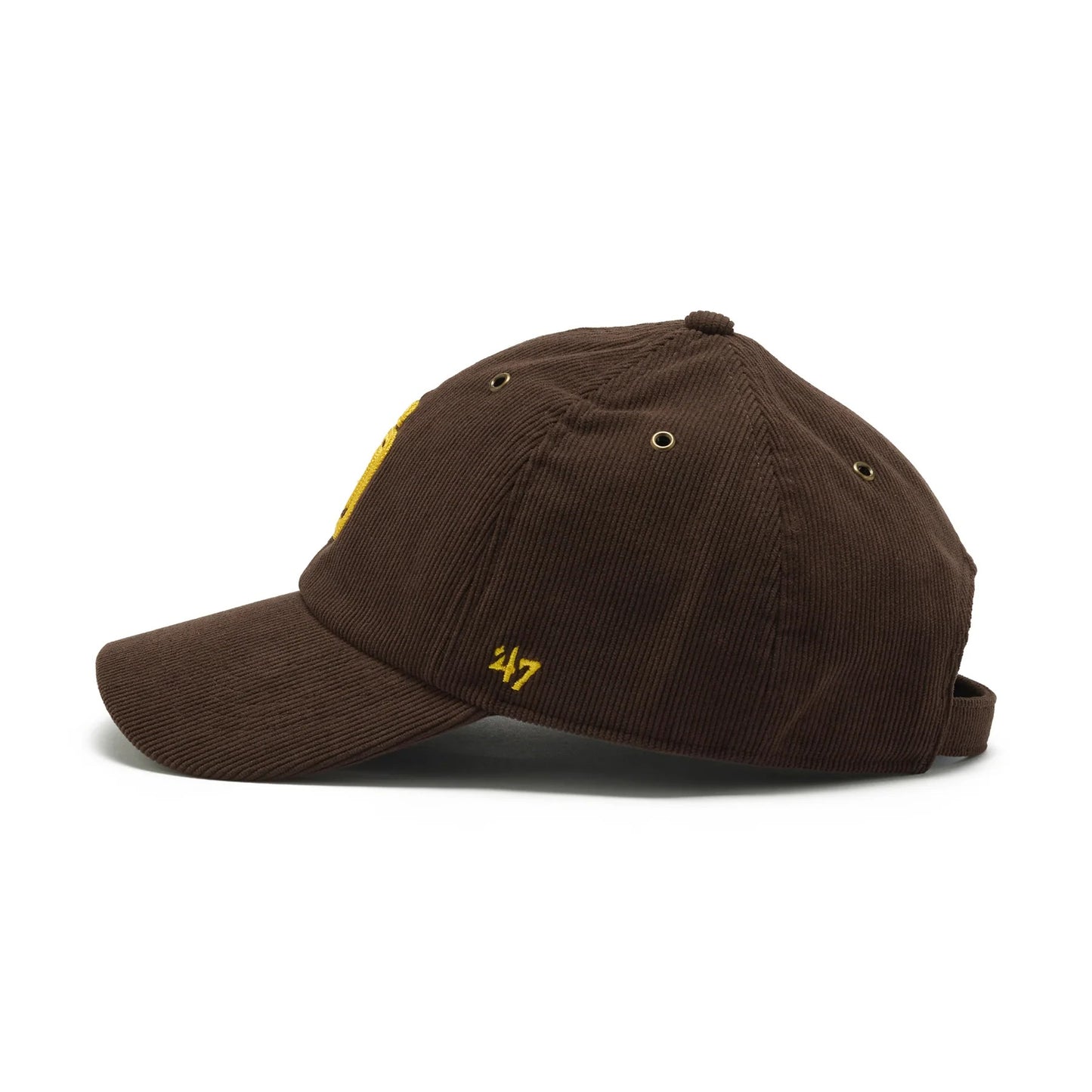 ’47 BRAND San Diego Padres - CLEAN UP Thin Cord BROWN 【14858294 47A B-TCDCU21IWS-BW】