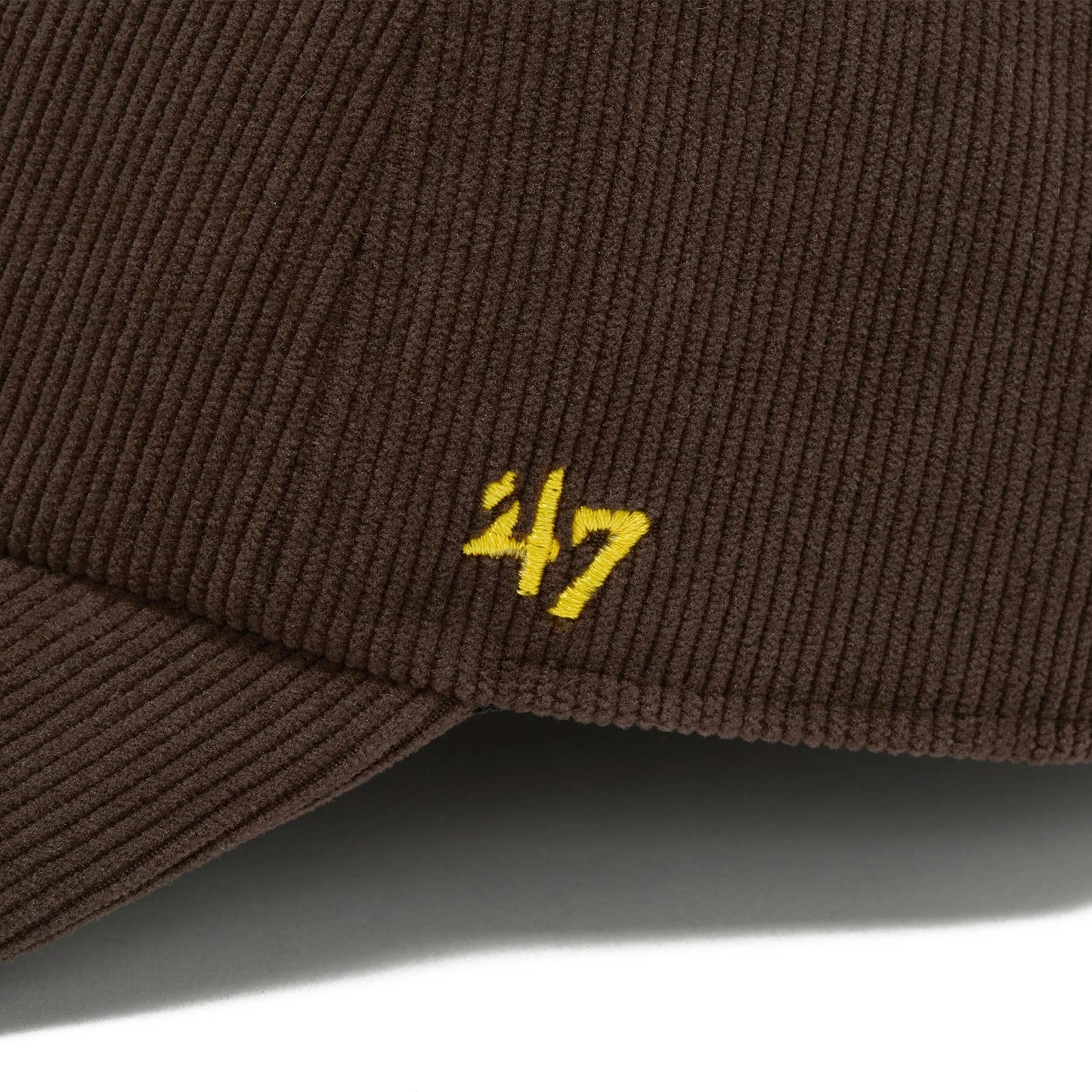 ’47 BRAND San Diego Padres - CLEAN UP Thin Cord BROWN 【14858294 47A B-TCDCU21IWS-BW】