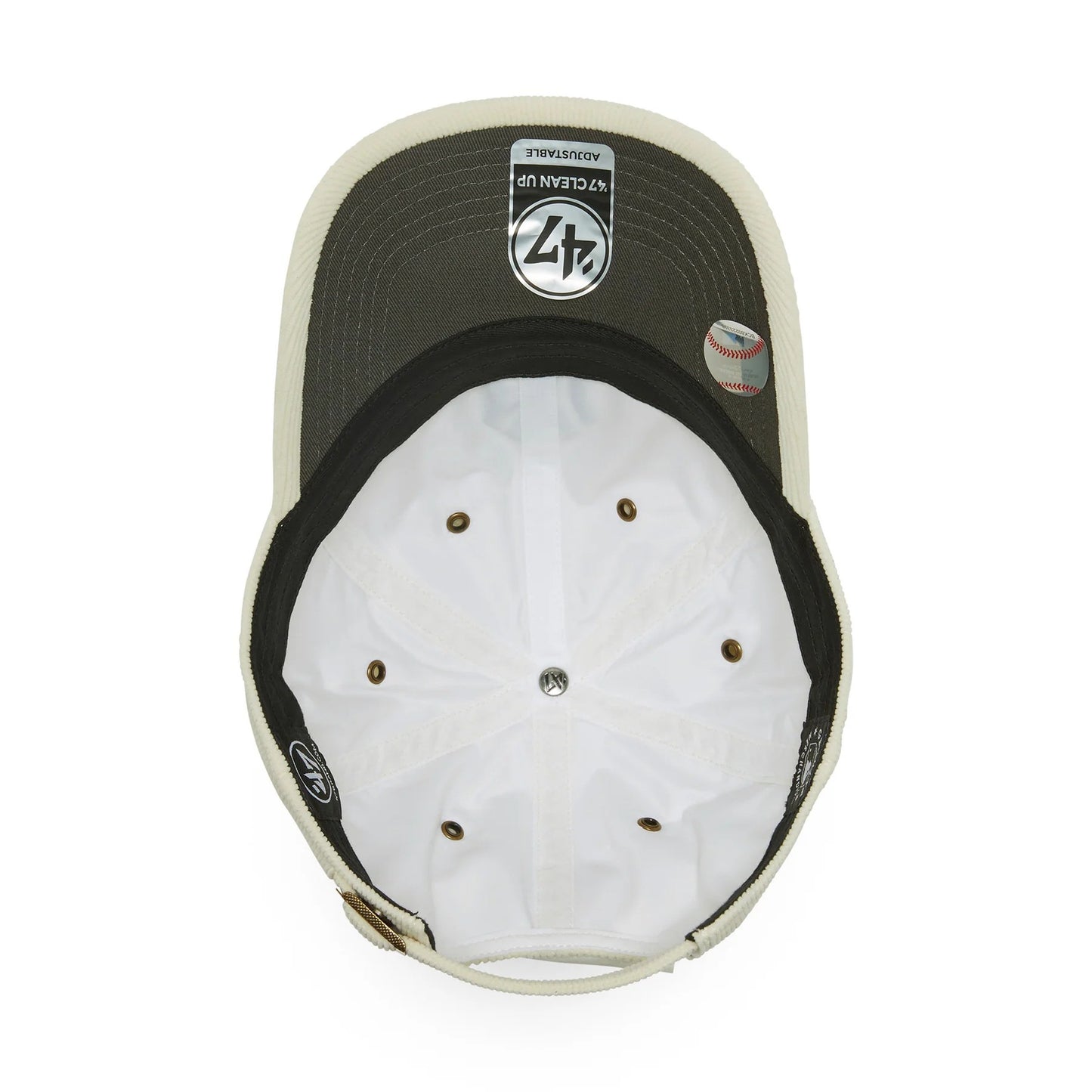 ’47 BRAND New York Yankees - CLEAN UP Thin Cord SAND STONE 【14858295 47A B-TCDCU17IWS-SSA】