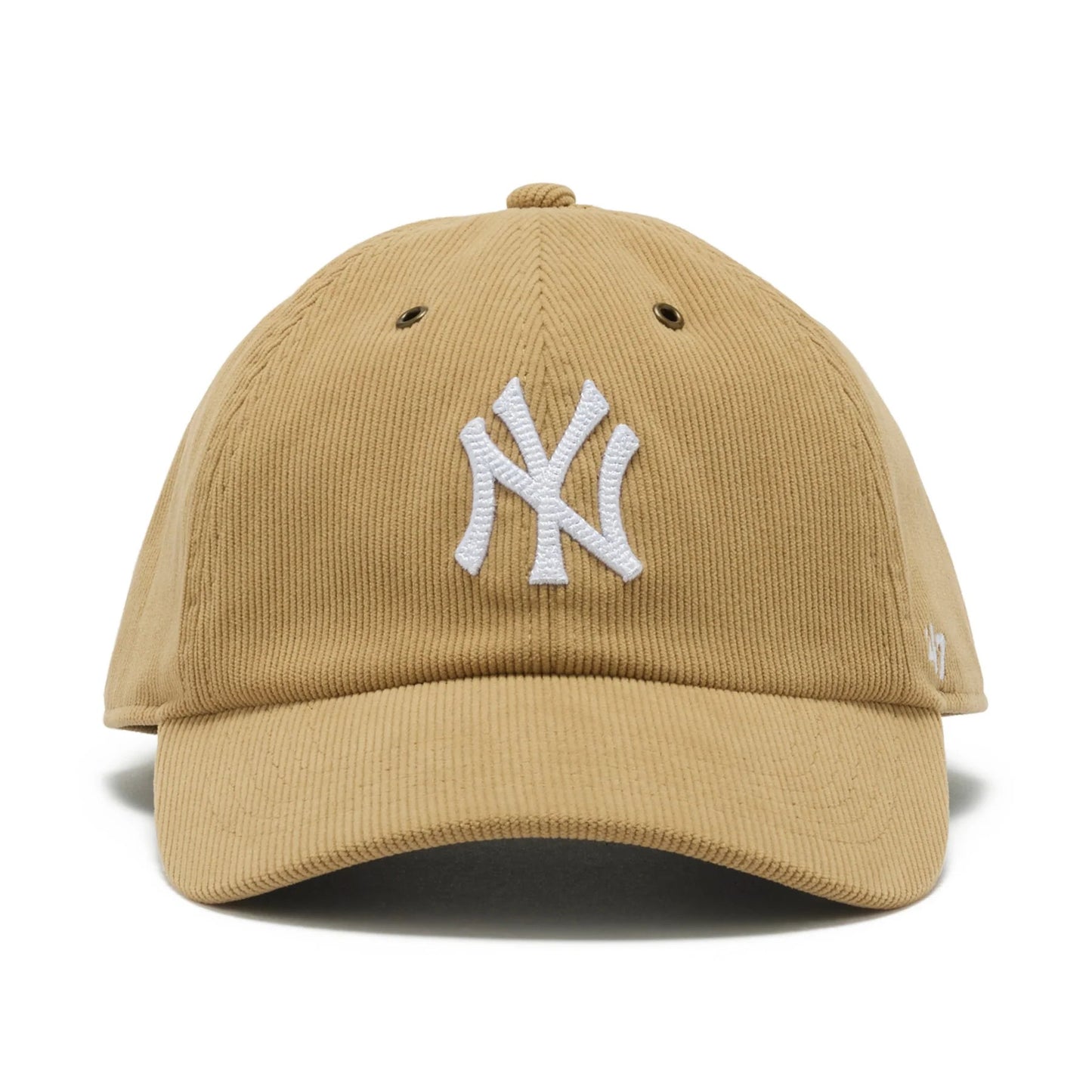 ’47 BRAND New York Yankees - CLEAN UP Thin Cord KHAKI 【14858297 47A B-TCDCU17IWS-KH】