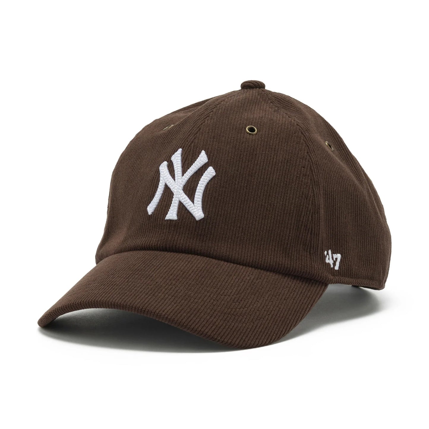’47 BRAND New York Yankees - CLEAN UP Thin Cord BROWN 【14858298 47A B-TCDCU17IWS-BW】