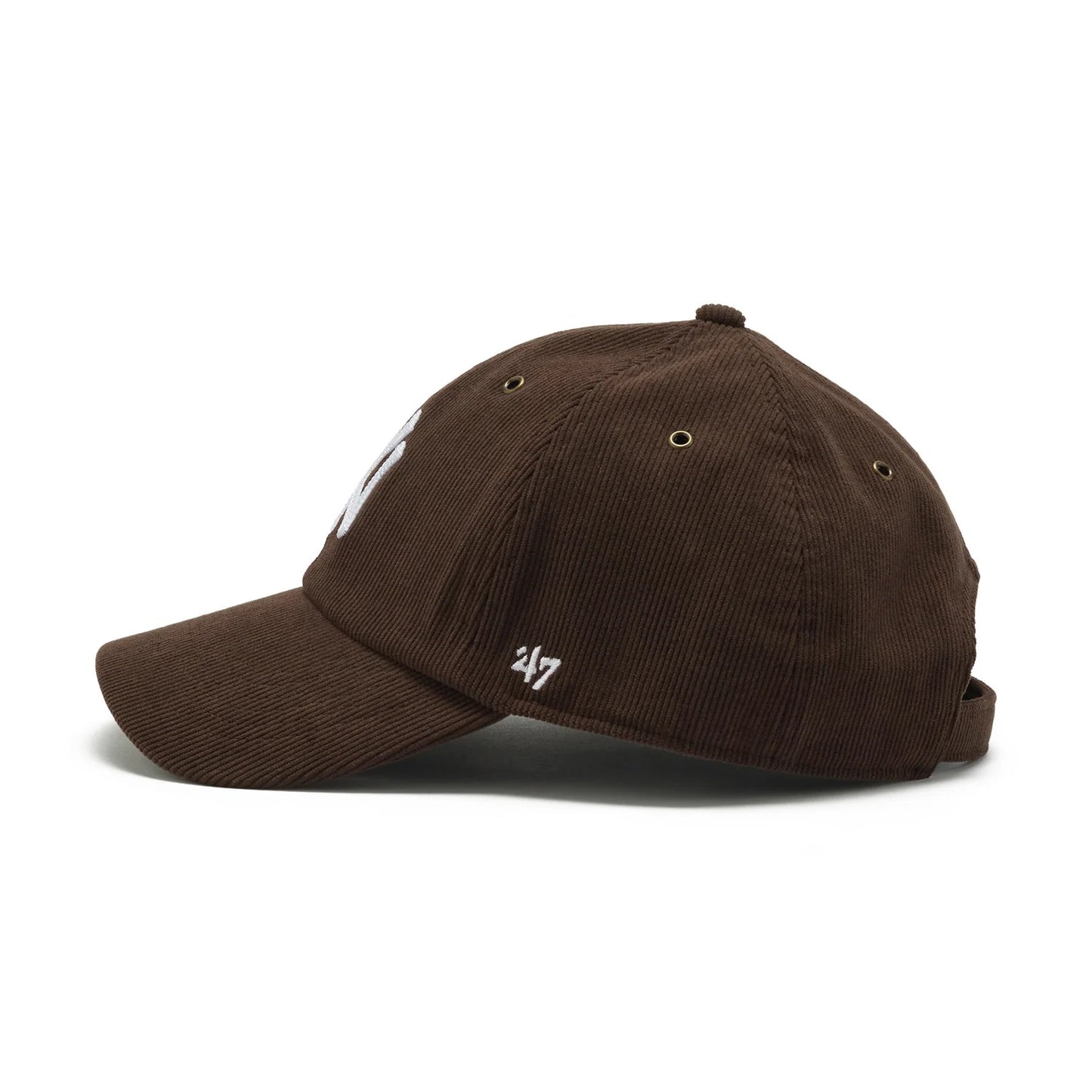 ’47 BRAND New York Yankees - CLEAN UP Thin Cord BROWN 【14858298 47A B-TCDCU17IWS-BW】