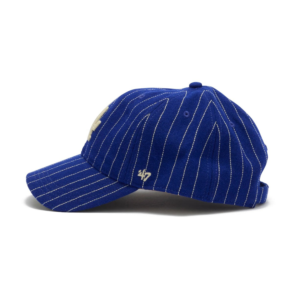 ’47 BRAND Los Angeles Dodgers - CLEAN UP Wool Pinstripe ROYAL  【14858305 47A B-WOPCU12WIS-RY】