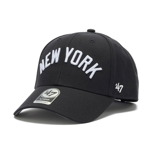 ’47 BRAND New York Yankees - MVP MLB Wordmark NEW YORK NAVY 【14858312 47A B-SCMVP17WBV-NYA】