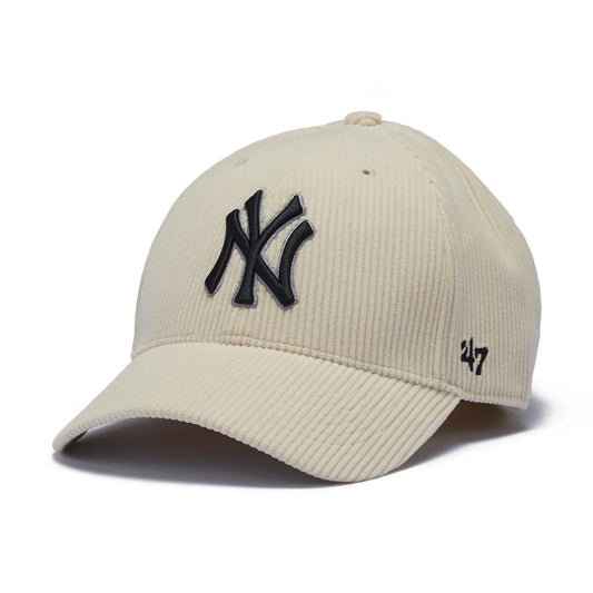 ’47 BRAND New York Yankees - MVP Thick Cord NATURAL【14858315 47A B-THCKM17EWS-NTA】