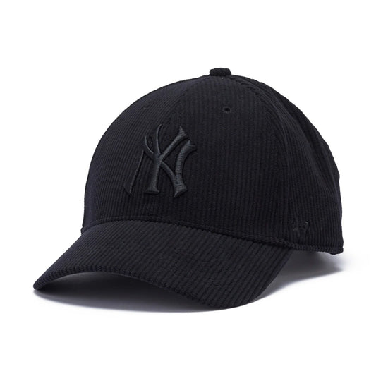 ’47 BRAND New York Yankees - MVP Thick Cord BLACK【14858317 47A B-THCKM17EWS-BKA】