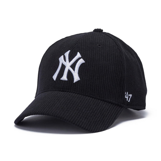 ’47 BRAND New York Yankees - MVP Thick Cord BLACK【14858318 47A B-THCKM17EWS-BK】