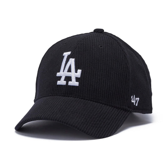 ’47 BRAND Los Angeles Dodgers - MVP Thick Cord BLACK【14858324 47A B-THCKM12EWS-BK】