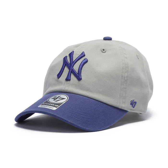 ’47 BRAND New York Yankees - CLEAN UP TWO TONE GREY/DEEP SPACE 【14858336 47A B-NLTRG17GWS-GYA】
