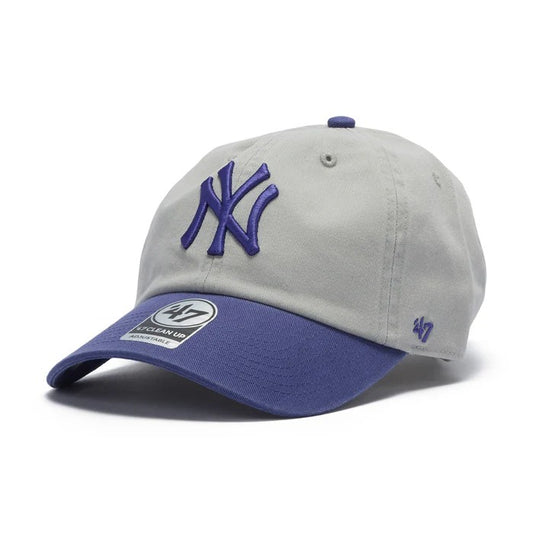’47 BRAND New York Yankees - CLEAN UP TWO TONE GREY/DEEP SPACE 【14858336 47A B-NLTRG17GWS-GYA】