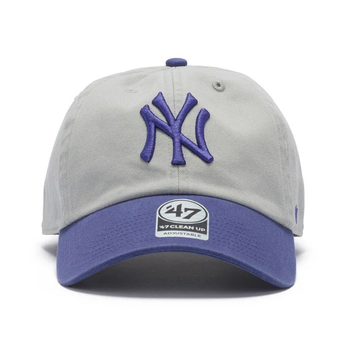 ’47 BRAND New York Yankees - CLEAN UP TWO TONE GREY/DEEP SPACE 【14858336 47A B-NLTRG17GWS-GYA】