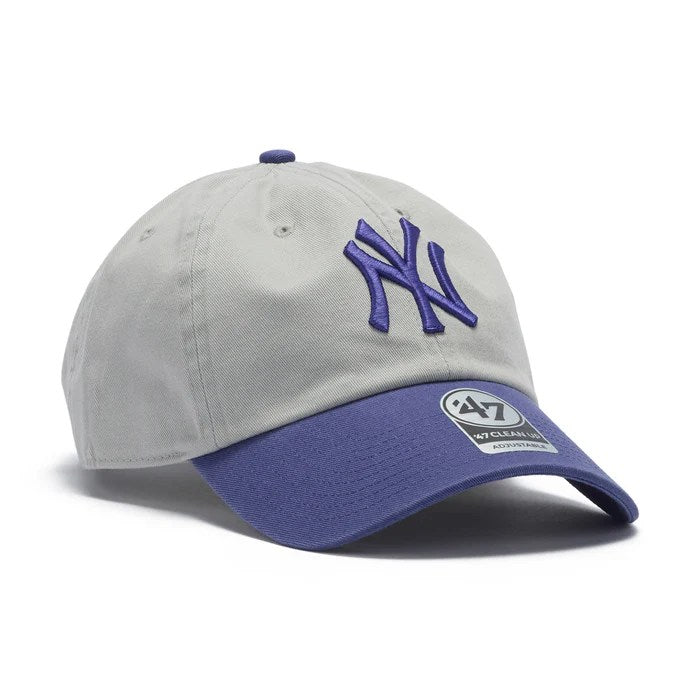 ’47 BRAND New York Yankees - CLEAN UP TWO TONE GREY/DEEP SPACE 【14858336 47A B-NLTRG17GWS-GYA】