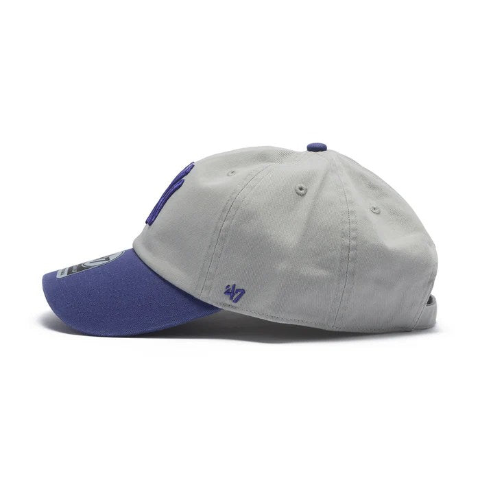 ’47 BRAND New York Yankees - CLEAN UP TWO TONE GREY/DEEP SPACE 【14858336 47A B-NLTRG17GWS-GYA】