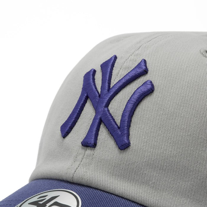 ’47 BRAND New York Yankees - CLEAN UP TWO TONE GREY/DEEP SPACE 【14858336 47A B-NLTRG17GWS-GYA】
