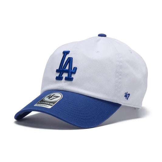 ’47 BRAND Los Angels Dogers - CLEAN UP TWO TONE WHITE/ROYAL 【14858344 47A B-NLTRG12GWS-WH】