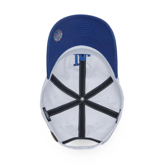 ’47 BRAND Los Angels Dogers - CLEAN UP TWO TONE WHITE/ROYAL 【14858344 47A B-NLTRG12GWS-WH】