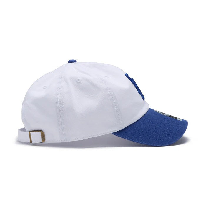 ’47 BRAND Los Angels Dogers - CLEAN UP TWO TONE WHITE/ROYAL 【14858344 47A B-NLTRG12GWS-WH】
