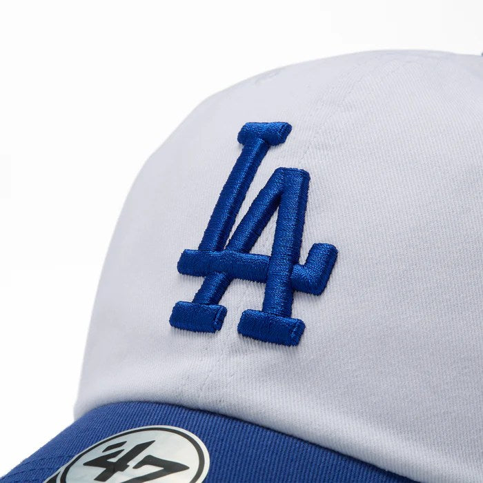 ’47 BRAND Los Angels Dogers - CLEAN UP TWO TONE WHITE/ROYAL 【14858344 47A B-NLTRG12GWS-WH】
