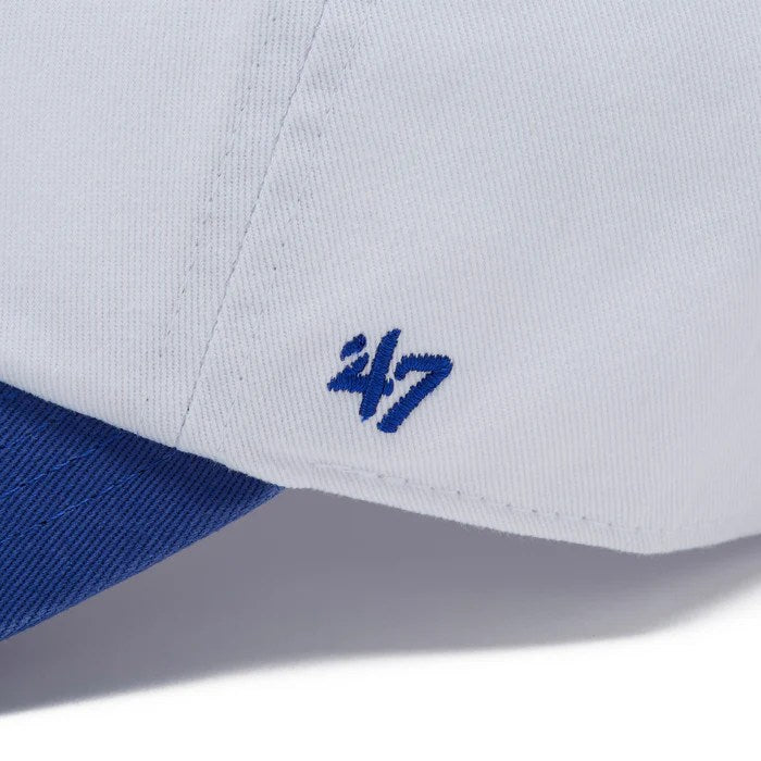 ’47 BRAND Los Angels Dogers - CLEAN UP TWO TONE WHITE/ROYAL 【14858344 47A B-NLTRG12GWS-WH】