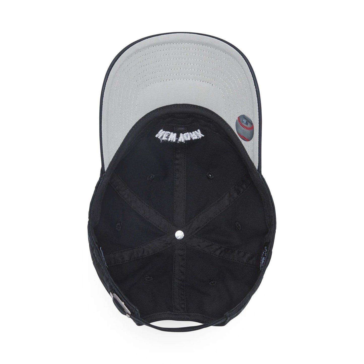 ’47 BRAND New York Yankees - CLEAN UP Base Runner Script BLACK 【14858357 47A B-BSRNS17GWS-BKE】
