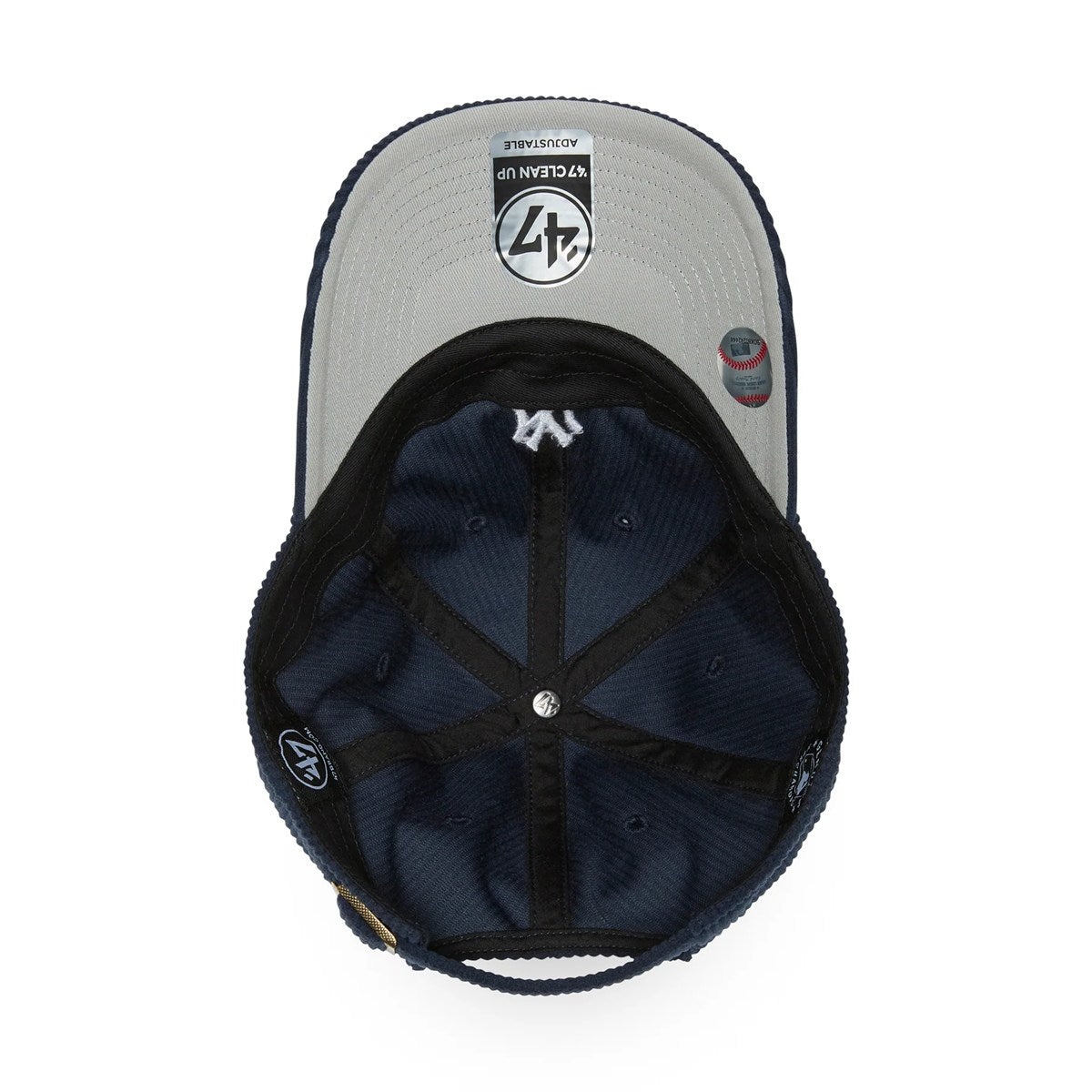’47 BRAND New York Yankees ‐ CLEAN UP CODE BASE RUNNNER NAVY【14858369 47A B-THCBR17EWS-NYB】