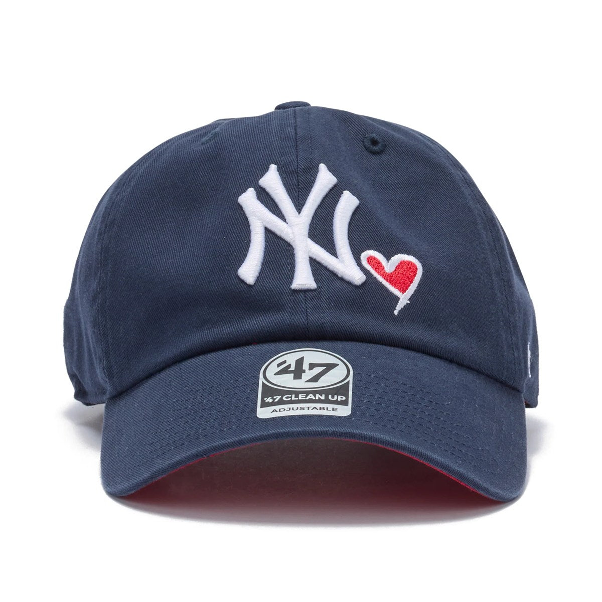 ’47 BRAND New York Yankees - CLEAN UP Icon With Heart NAVY【14858377 47A B-ICONC17GWS-NYB】