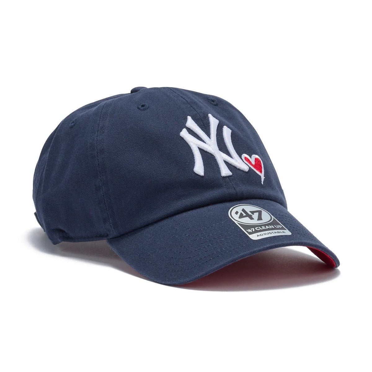 ’47 BRAND New York Yankees - CLEAN UP Icon With Heart NAVY【14858377 47A B-ICONC17GWS-NYB】