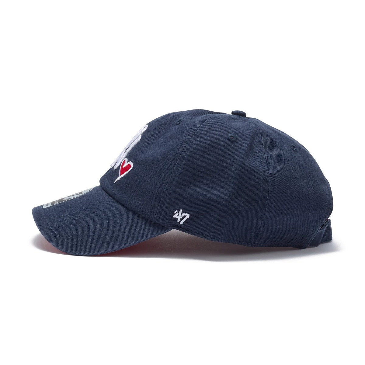 ’47 BRAND New York Yankees - CLEAN UP Icon With Heart NAVY【14858377 47A B-ICONC17GWS-NYB】