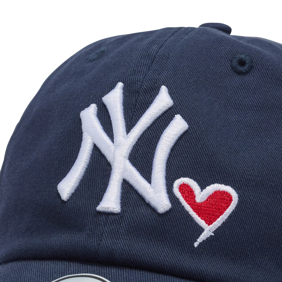 ’47 BRAND New York Yankees - CLEAN UP Icon With Heart NAVY【14858377 47A B-ICONC17GWS-NYB】