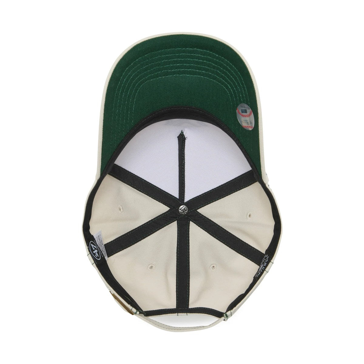 ’47 BRAND New York Yankees - MVP Contrast Stitch BONE 【14858411 47A B-CONDT17GWS-BN】