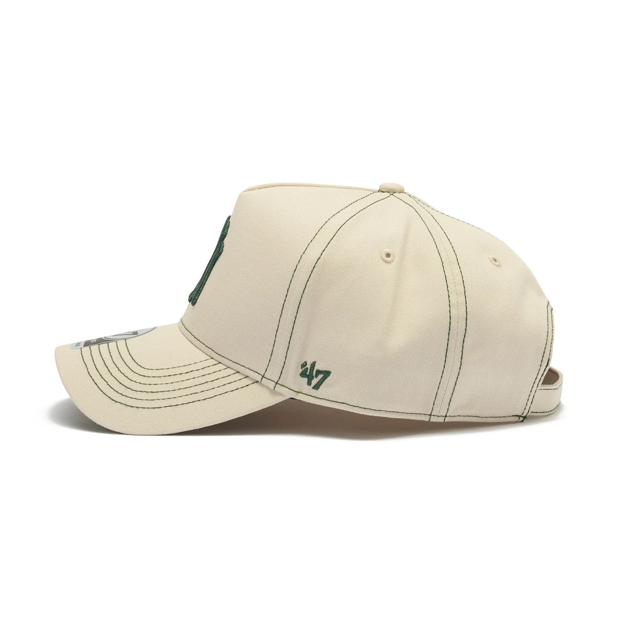 ’47 BRAND New York Yankees - MVP Contrast Stitch BONE 【14858411 47A B-CONDT17GWS-BN】