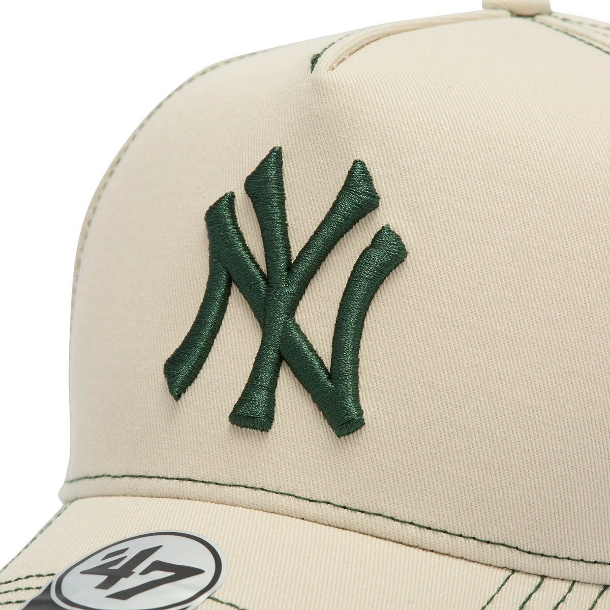 ’47 BRAND New York Yankees - MVP Contrast Stitch BONE 【14858411 47A B-CONDT17GWS-BN】