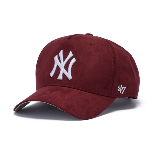 ’47 BRAND New York Yankees - MVP DT Ultrasuede DARK MAROON【14858416 47A B-USMDT17USS-KM】