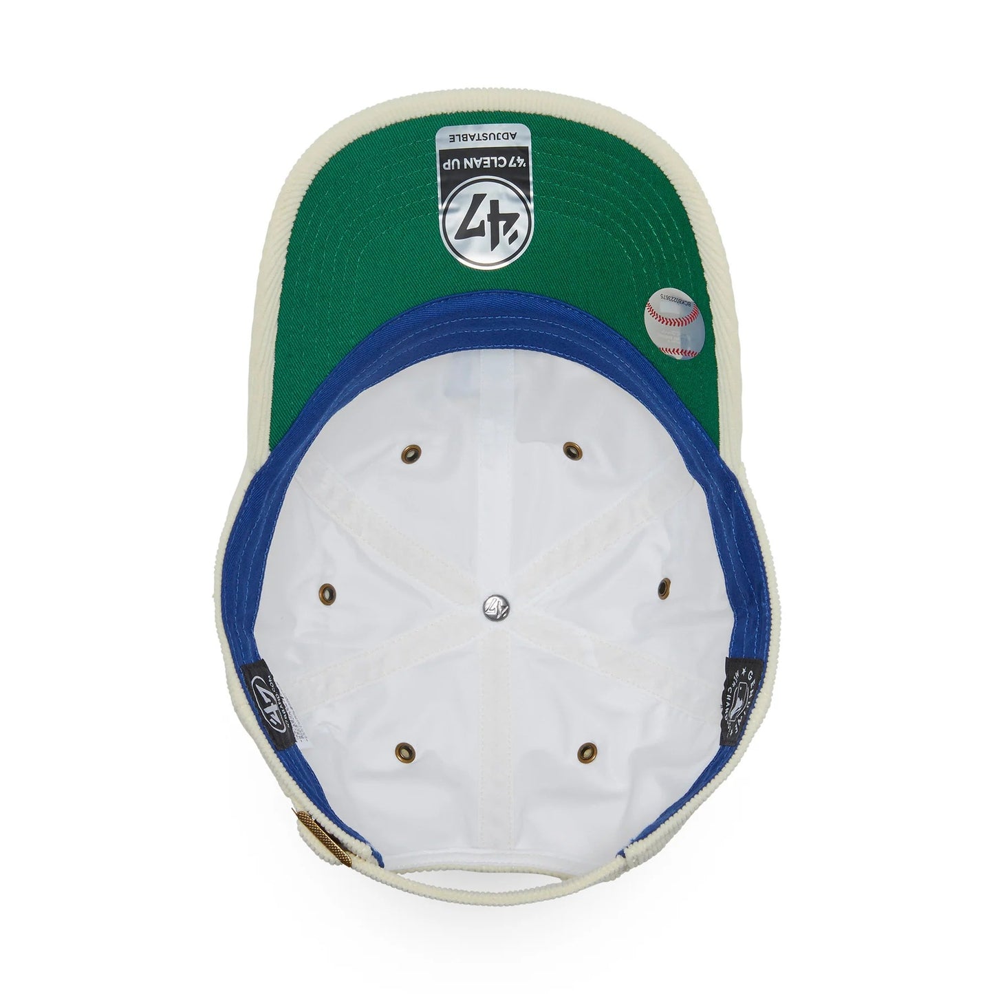 ’47 BRAND Los Angeles Dodgers - CLEAN UP Thin Cord SAND STONE 【14858417 47A B-TCDCU12IWS-SS】