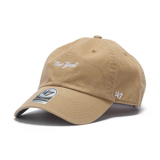 ’47 BRAND New York Yankees - CLEAN UP Base Runner Script KAHKI 【14858419 47A B-BSRNS17GWS-KH】