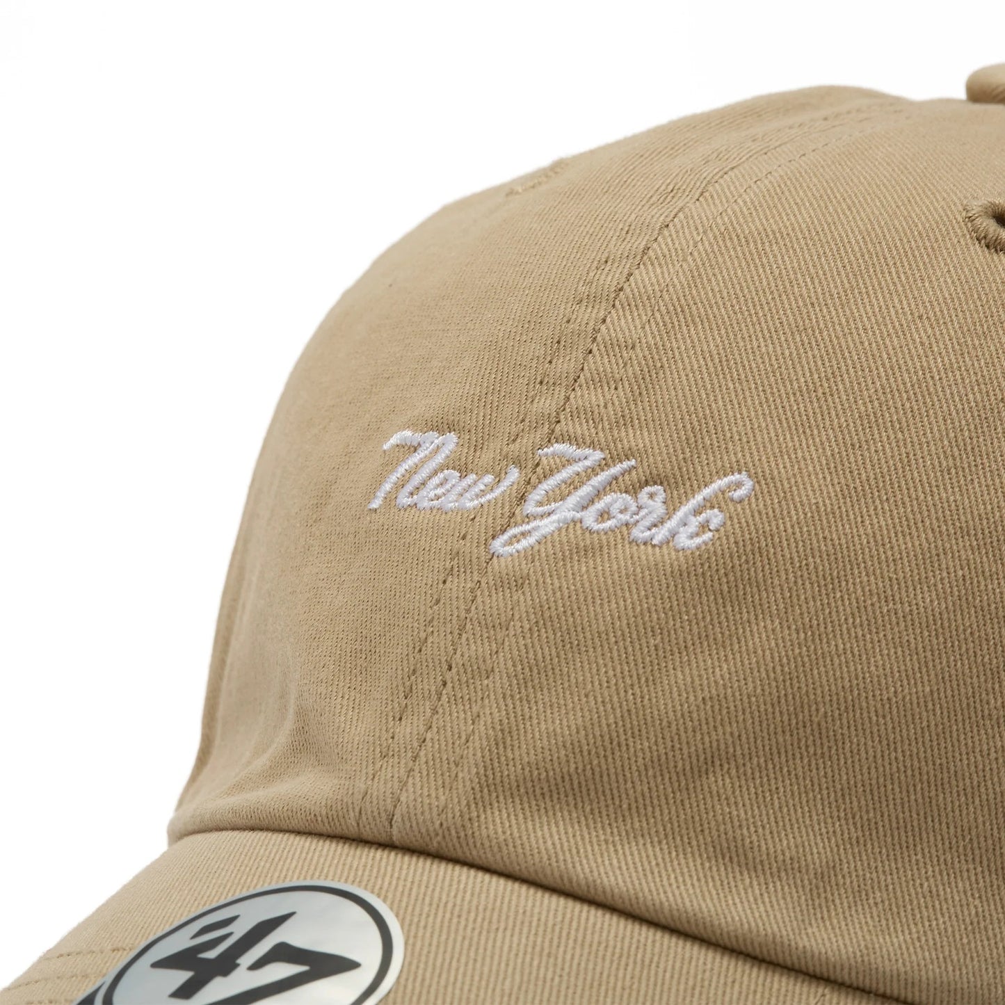 ’47 BRAND New York Yankees - CLEAN UP Base Runner Script KAHKI 【14858419 47A B-BSRNS17GWS-KH】