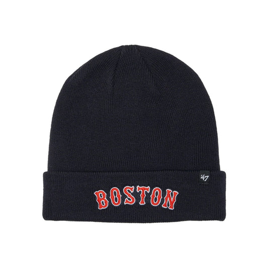 ’47 BRAND Boston Red Sox - CUFF KNIT Script BLACK 【14858432 47A B-SCPKN02ACE-NY】