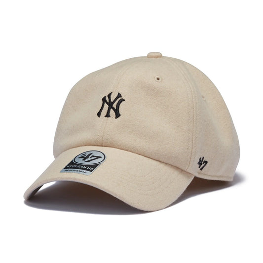 ’47 BRAND New York Yankees - CLEAN UP Premium Base Runner NATURAL 【14858433 47A B-PBRCU17WIS-NTA】