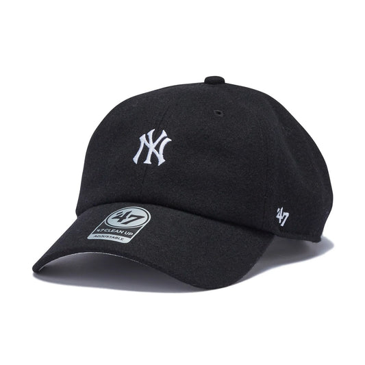 ’47 BRAND New York Yankees - CLEAN UP Premium Base Runner BLACK 【14858434 47A B-PBRCU17WIS-BK】