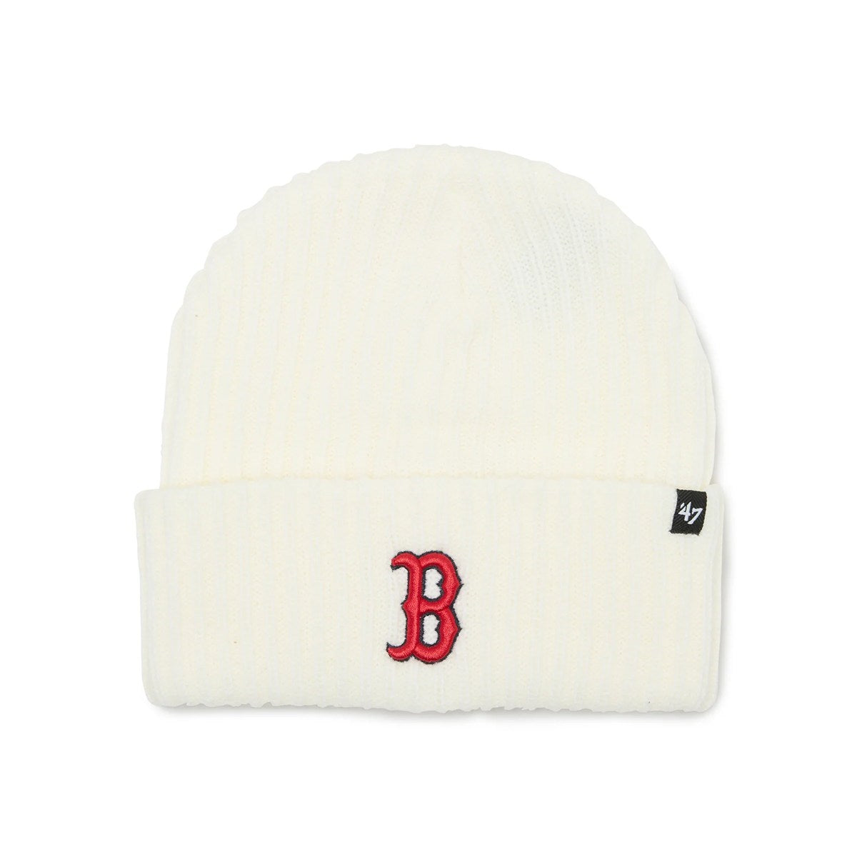 ’47 BRAND Boston Red Sox - CUFF KNIT Harbor WHITE 【14858437 47A B-HRBRC02ACE-WH】