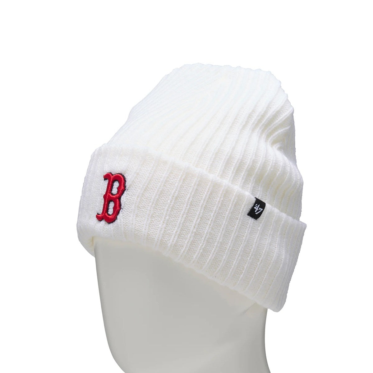 ’47 BRAND Boston Red Sox - CUFF KNIT Harbor WHITE 【14858437 47A B-HRBRC02ACE-WH】