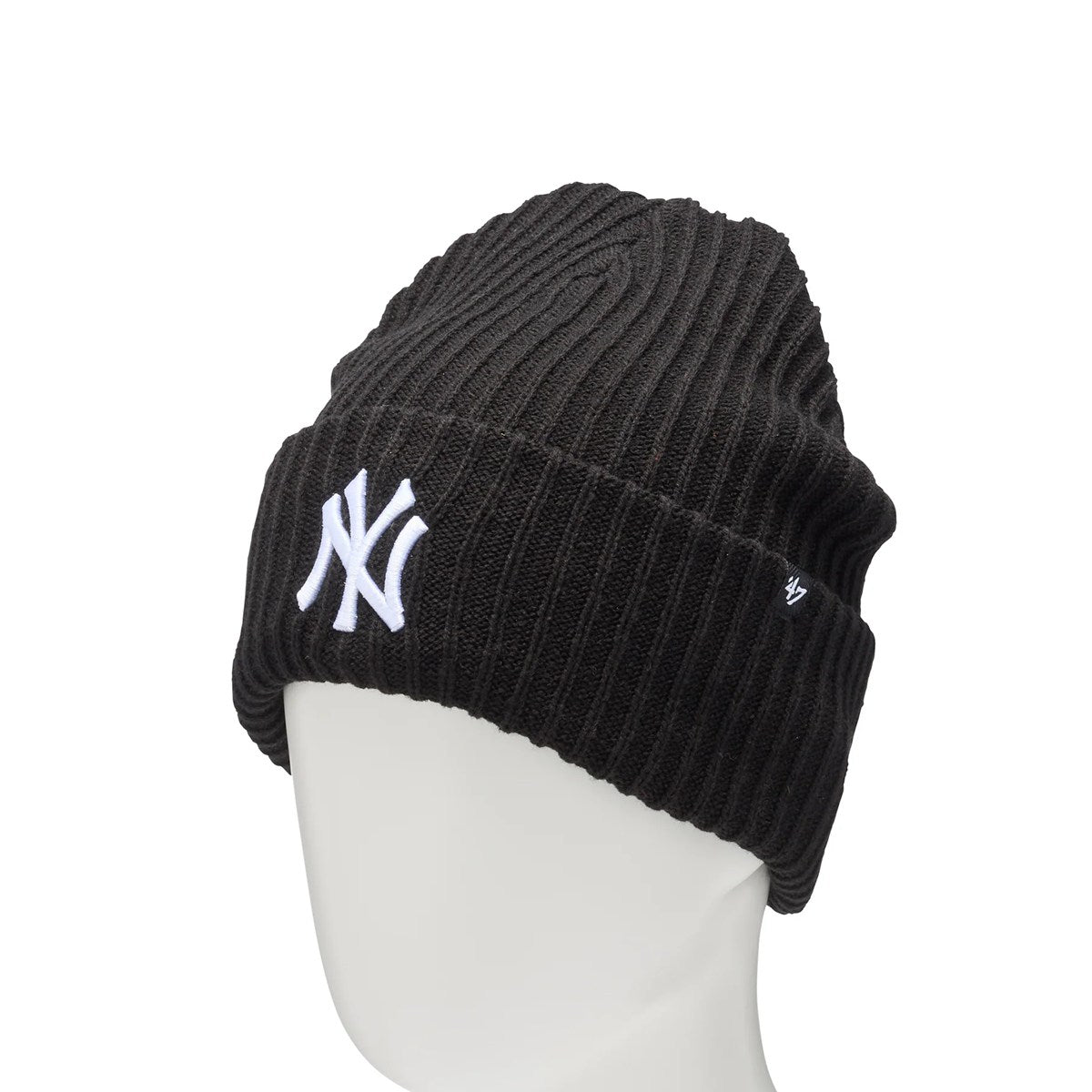 ’47 BRAND New York Yankees - CUFF KNIT Harbor BLACK 【14858440 47A B-HRBRC17ACE-BKB】